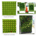 Outdoor indoor non woven  large garden wall hanging vertical felt fabric strawberry potato plant grow bag planter for vegetable